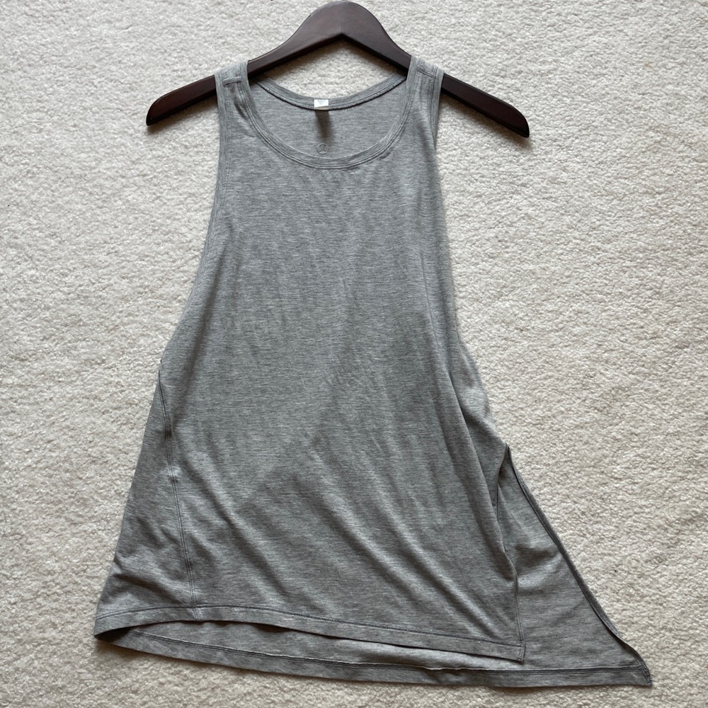lululemon athletica Heather Gray Tank Top